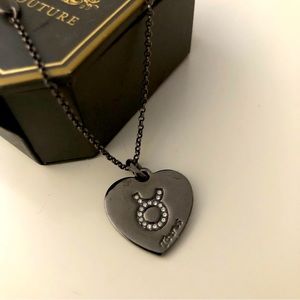 Juicy couture zodiac charm necklace Taurus